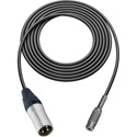 Sescom Audio Cable Canare Star-Quad 3-Pin XLR Male to 3.5mm TRS Balanced Female - Black - 100 Foot