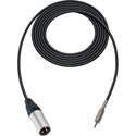 Sescom SC100XMZ Audio Cable Canare Star-Quad 3-Pin XLR Male to 3.5mm TRS Balanced Male Black - 100 Foot