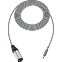 Photo of Sescom SC100XMZGY Audio Cable Canare Star-Quad 3-Pin XLR Male to 3.5mm TRS Balanced Male Gray - 100 Foot