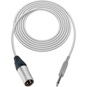 Photo of Sescom SC100XSWE Audio Cable Canare Star-Quad 3-Pin XLR Male to 1/4-Inch TS Mono Male - White - 100 Foot