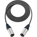 Sescom SC100XX Audio Cable Canare Star-Quad 3-Pin XLR Male to 3-Pin XLR Male Black - 100 Foot
