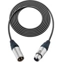 Sescom Mic Cable Canare Star-Quad 3-Pin XLR Male to 3-Pin XLR Female - Black - 100 Foot
