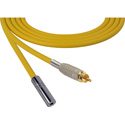 Photo of Sescom SC10RMJYW Audio Cable Canare Star-Quad RCA Male to 3.5mm TS Mono Female Yellow - 10 Foot