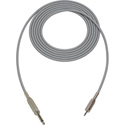 Photo of Sescom Audio Cable Canare Star-Quad 1/4 TS Mono Male to 3.5mm TS Mono Male - Grey - 10 Foot