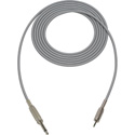 Photo of Sescom SC10SMZGY Audio Cable Canare Star-Quad 1/4 TS Mono Male to 3.5mm TRS Balanced Male Gray - 10 Foot