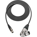 Photo of Sescom SC10XJATJ3 Audio Cable Canare L-2B2AT Right-Angle 3-Pin XLR Female to 3-Pin Mini XLR Female - 10 Foot