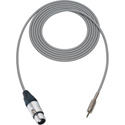 Photo of Sescom SC10XJMZGY Audio Cable Canare Star-Quad 3-Pin XLR Female to 3.5mm TRS Balanced Male - Gray - 10 Foot