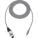 Photo of Sescom Audio Cable Canare Star-Quad 3-Pin XLR Female to 3.5mm TRS Balanced Male - Gray - 10 Foot