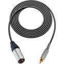 Photo of Sescom Audio Cable Canare Star-Quad 3-Pin XLR Male to RCA Phono Male - Black - 10 Foot