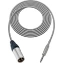 Photo of Sescom SC10XSZGY Audio Cable Canare Star-Quad 3-Pin XLR Male to 1/4 TRS Balanced Male Gray - 10 Foot