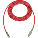 Photo of Sescom SC15MMJ Audio Cable Canare Star-Quad 3.5mm TS Mono Male to 3.5mm TS Mono Female - Red - 15 Foot
