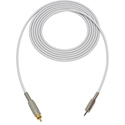 Photo of Sescom Audio Cable Canare Star-Quad 3.5mm TS Mono Male to RCA Male - White - 15 Foot