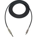 Photo of Sescom SC15SMZ Audio Cable Canare Star-Quad 1/4 TS Mono Male to 3.5mm TRS Balanced Male Black - 15 Foot