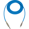 Photo of Sescom SC15SZMZ Audio Cable Canare Star-Quad 1/4 TRS Balanced Male to 3.5mm TRS Balanced Male - Blue - 15 Foot