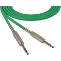 Photo of Sescom SC15SZSZGN Audio Cable Canare Star-Quad 1/4 TRS Balanced Male to 1/4 TRS Balanced Male Green - 15 Foot