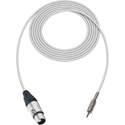 Photo of Sescom Audio Cable Canare Star-Quad 3-Pin XLR Female to 3.5mm TRS Balanced Male - White - 15 Foot