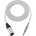 Photo of Sescom SC15XSZ Audio Cable Canare Star-Quad 3-Pin XLR Male to 1/4 TRS Balanced Male - White - 15 Foot
