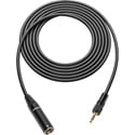 Photo of Sescom SC1T3MZLK TRS 3.5mm Locking Plug to 3-pin Mini XLR Analog Audio Cable - 1 Foot