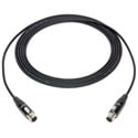 Sescom 4-Pin Mini XLR Female to Female Sub-miniature Audio Extension Cable - 1 Foot