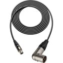 Photo of Sescom SC1XATJ3 Audio Cable Canare L-2B2AT Right-Angle 3-Pin XLR Male to 3-Pin Mini XLR Female - 1 Foot