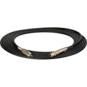 Sescom SC20SJZMZ Audio Cable Canare Star-Quad 1/4 TRS Balanced Female to 3.5mm TRS Balanced Male Black - 20 Foot