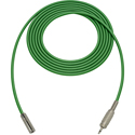 Photo of Sescom SC25MMJ Audio Cable Canare Star-Quad 3.5mm TS Mono Male to 3.5mm TS Mono Female - Green - 25 Foot