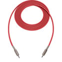 Photo of Sescom SC25MM Audio Cable Canare Star-Quad 3.5mm TS Mono Male to 3.5mm TS Mono Male - Red - 25 Foot
