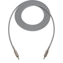 Photo of Sescom SC25MZMZ Audio Cable Canare Star-Quad 3.5mm TRS Balanced Male to 3.5mm TRS Balanced Male - Grey - 25 Ft