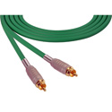 Photo of Sescom SC25RR Audio Cable Canare Star-Quad RCA Male to RCA Male Green - 25 Foot