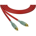 Photo of Sescom SC25RR Audio Cable Canare Star-Quad RCA Male to RCA Male Red - 25 Foot
