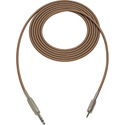 Photo of Sescom SC25SZMZ Audio Cable Canare Star-Quad 1/4 TRS Balanced Male to 3.5mm TRS Balanced Male - Brown - 25 Foot