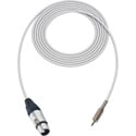 Photo of Sescom SC25XJMWE Audio Cable Canare Star-Quad 3-Pin XLR Female to 3.5mm TS Mono Male White - 25 Foot