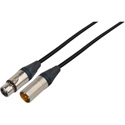 Sescom SC25XXJ-EMC Audio Cable Canare Star-Quad RF-Protected 3-Pin XLR Male to RF-Protected 3-Pin XLR Female - 25 Foot