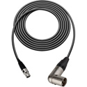 Photo of Sescom Audio Cable Canare L-2B2AT Right-Angle 3-Pin XLR Male to 3-Pin Mini XLR Female - 30 Foot