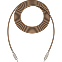 Photo of Sescom SC3MM Audio Cable Canare Star-Quad 3.5mm TS Mono Male to 3.5mm TS Mono Male - Brown - 3 Foot
