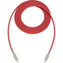 Photo of Sescom SC3MM Audio Cable Canare Star-Quad 3.5mm TS Mono Male to 3.5mm TS Mono Male - Red - 3 Foot