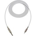 Photo of Sescom SC3SMWE Audio Cable Canare Star-Quad 1/4 TS Mono Male to 3.5mm TS Mono Male White - 3 Foot