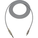 Photo of Sescom SC3SMZ Audio Cable Canare Star-Quad 1/4 TS Mono Male to 3.5mm TRS Balanced Male - Grey - 3 Foot