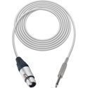 Photo of Sescom SC3XJS Audio Cable Canare Star-Quad 3-Pin XLR Female to 1/4 TS Mono Male - White - 3 Foot