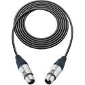 Photo of Sescom Audio Cable Canare Star-Quad 3-Pin XLR Female to 3-Pin XLR Female - Black - 3 Foot