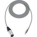Photo of Sescom SC3XM Audio Cable Canare Star-Quad 3-Pin XLR Male to 3.5mm TS Mono Male - Grey - 3 Foot