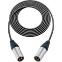Photo of Sescom SC3XX Audio Cable Canare Star-Quad 3-Pin XLR Male to 3-Pin XLR Male Black - 3 Foot
