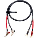 Photo of Sescom Audiophile Speaker Cable Canare 4S11 Banana Plug to 5/16 Spade - 10 Foot