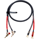 Photo of Sescom SC4S11-E2F2 Audiophile Speaker Cable Canare 4S11 Banana Plug to 5/16 Spade - 35 Foot