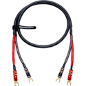 Photo of Sescom SC4S11-F2F2-006 Audiophile Speaker Cable Canare 4S11 5/16 Spade to 5/16 Spade - 6 Foot