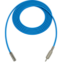 Photo of Sescom SC50MMJ Audio Cable Canare Star-Quad 3.5mm TS Mono Male to 3.5mm TS Mono Female - Blue - 50 Foot