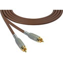 Photo of Sescom Audio Cable Canare Star-Quad RCA Male to RCA Male Brown - 50 Foot