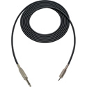 Sescom SC50SM Audio Cable Canare Star-Quad 1/4 TS Mono Male to 3.5mm TS Mono Male Black - 50 Foot