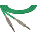 Photo of Sescom SC50SSGN Audio Cable Canare Star-Quad 1/4 TS Mono Male to 1/4 TS Mono Male Green - 50 Foot