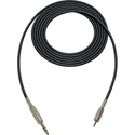 Photo of Sescom Audio Cable Canare Star-Quad 1/4 TRS Balanced Male to 3.5mm TRS Balanced Male - Black - 50 Foot
